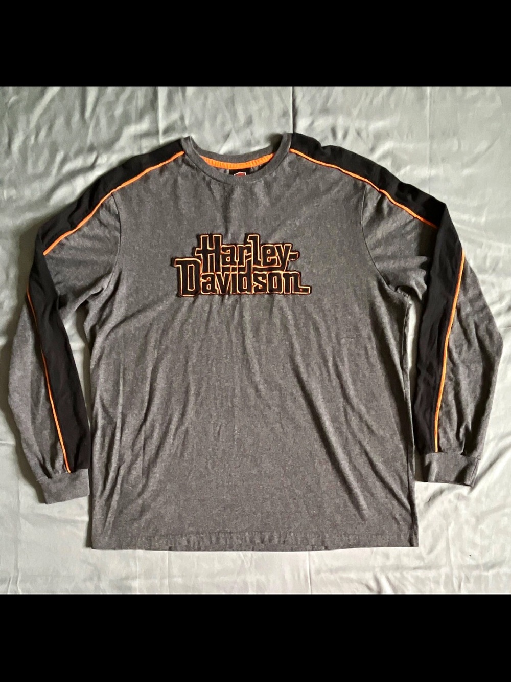 Harley-Davidson Motor Cycles Men's Graphic Logo Long Sleeve T-Shirt 2XL